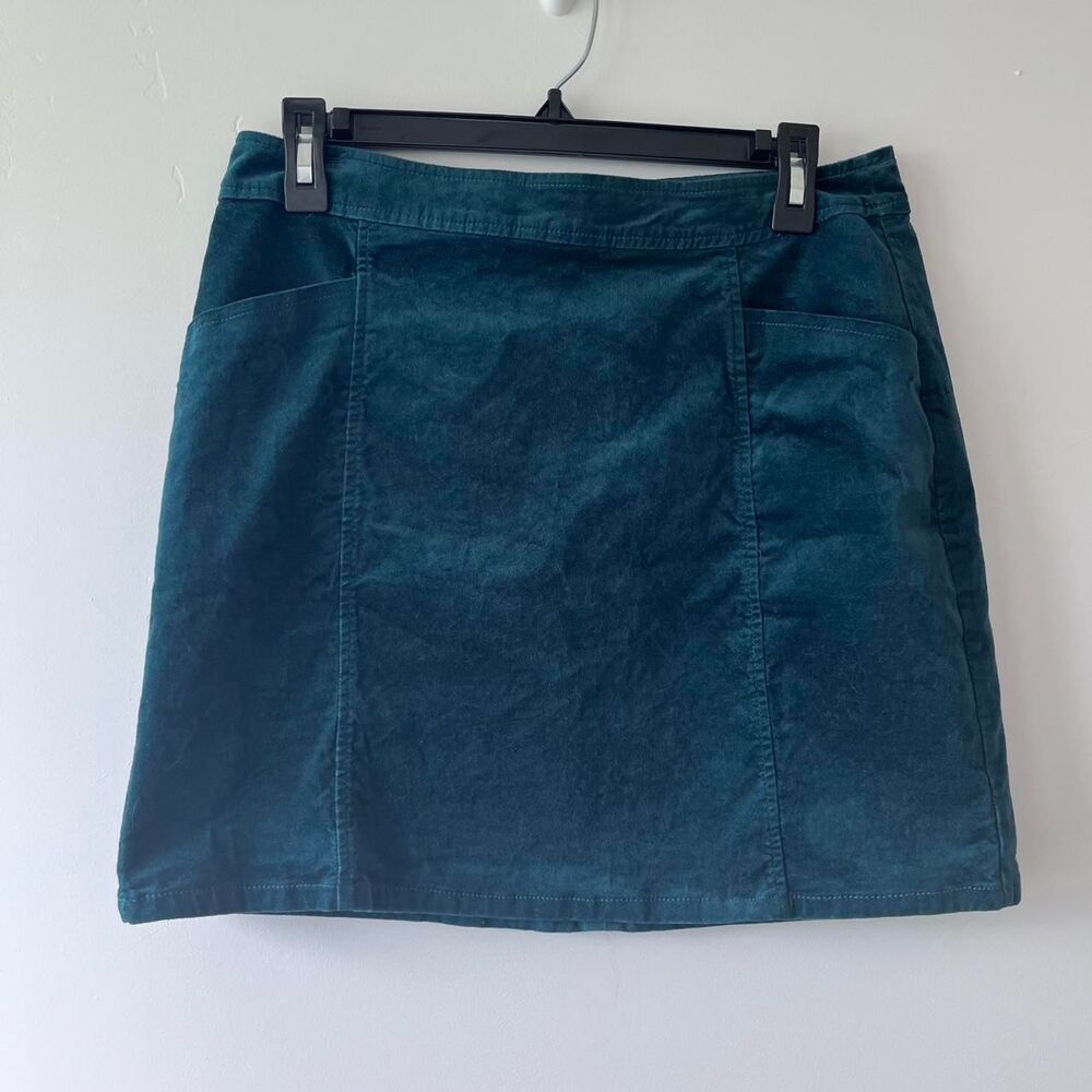 Loft Women's Blue and Green Skirt
